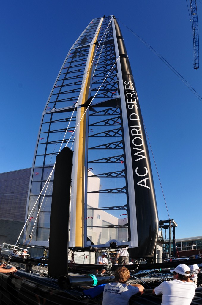 AC45 launch and first sail in Auckland 17 January 2011 © SW