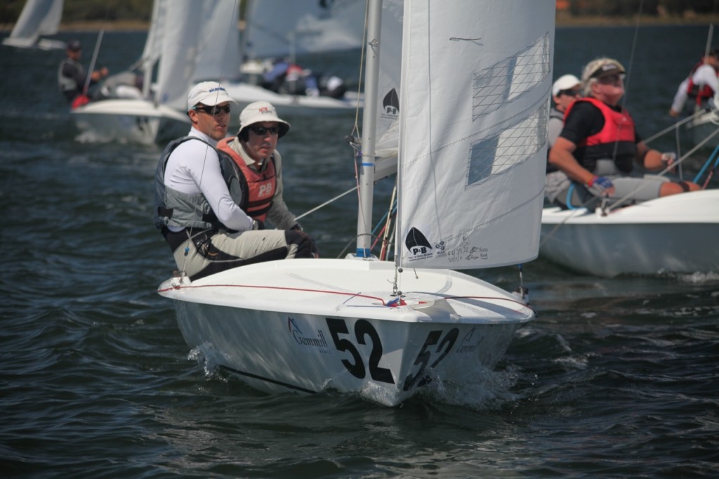 Ashley Smith and Adam Kingston were right up there early and their 8th is their best result so far. - Flying Fifteen 50 th Anniversary Nationals © Bernie Kaaks - copyright