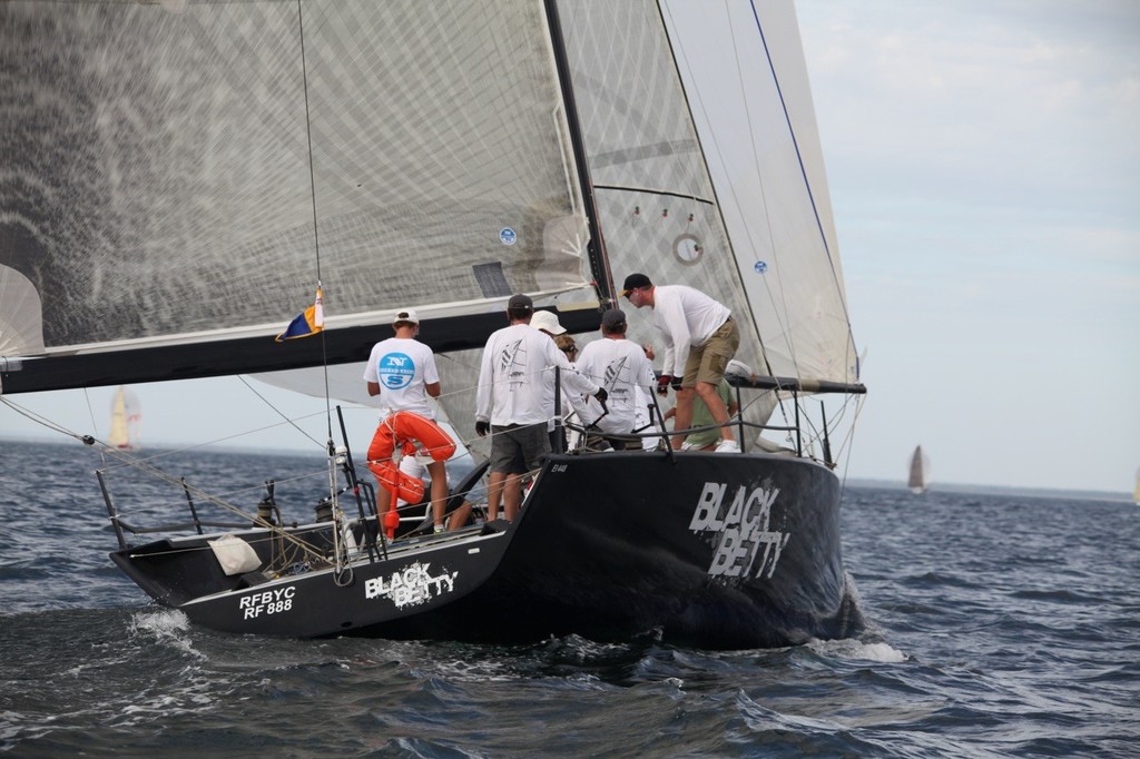 Black Betty sets the kite for the final leg to the finish. - Geographe Bay Race Week 2011 © Bernie Kaaks - copyright