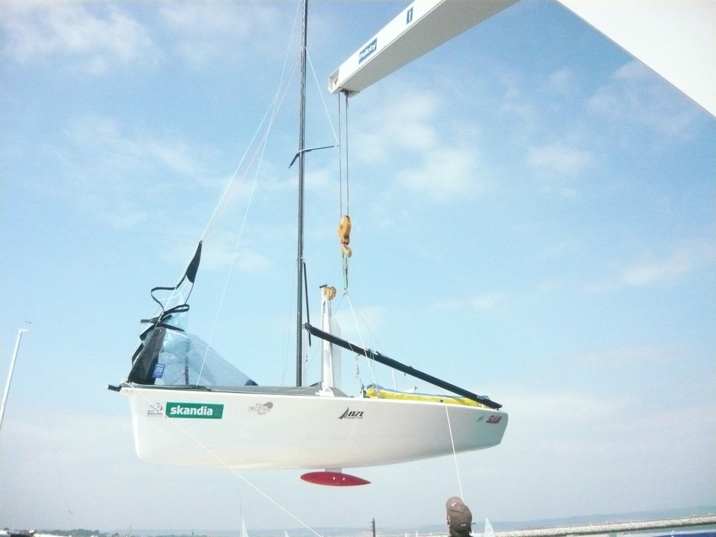 SKUD Makes it into UK Waters - Skandia Sail for Gold &copy; Hanna Morris
