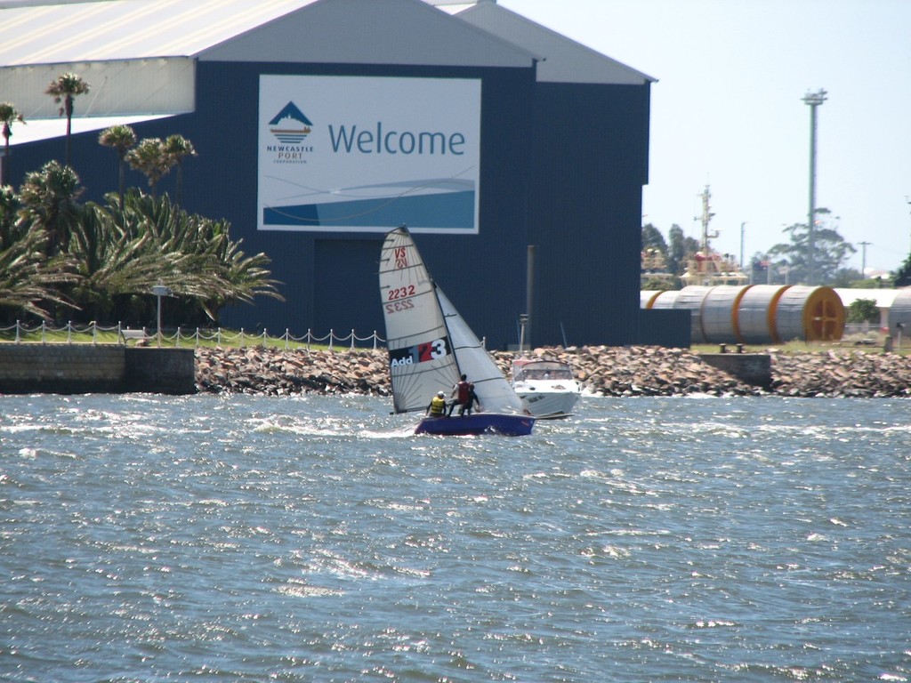 ADD 123 Michael Northam returns to the class on his home ground - 67th VS Australian Championship Port Hunter photo copyright Wendy Hodda taken at  and featuring the  class