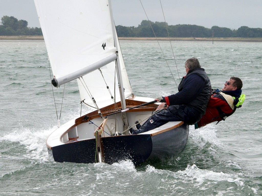 Fast Handicap winner - 'Seafire' - Chichester Harbour 18 - David Edmund-Jones & Andrew Young - Bosham Classic Boat Revival photo copyright Jonathan Hoare taken at  and featuring the  class