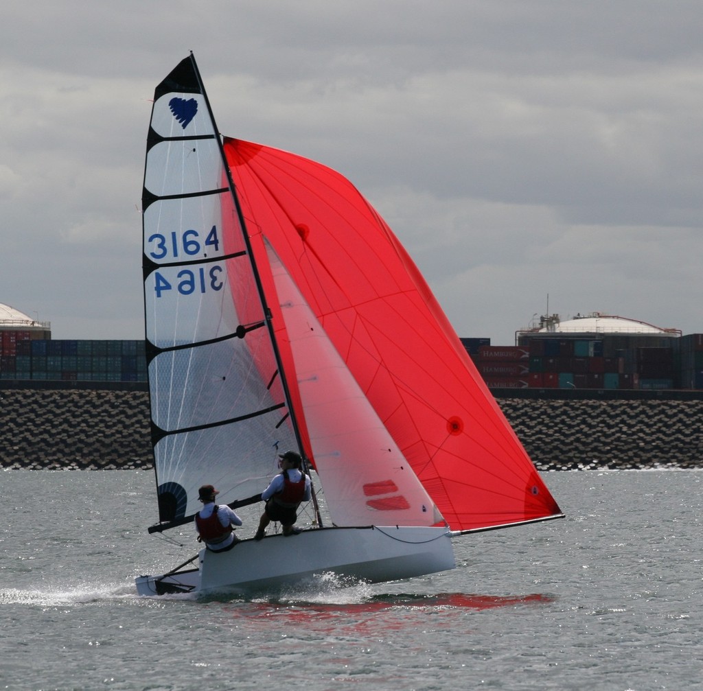 Tim Harrington from Lane Cove sailed away with the final heat of the Cherub States photo copyright Greg Bolton taken at  and featuring the  class