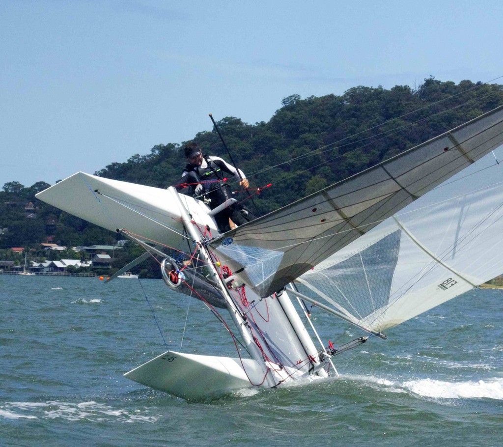 Chris Cauldercoat and Dan Sims - Images from Day 2 - Australian F18 Catamaran National Championships 2011 © Lulu Roseman