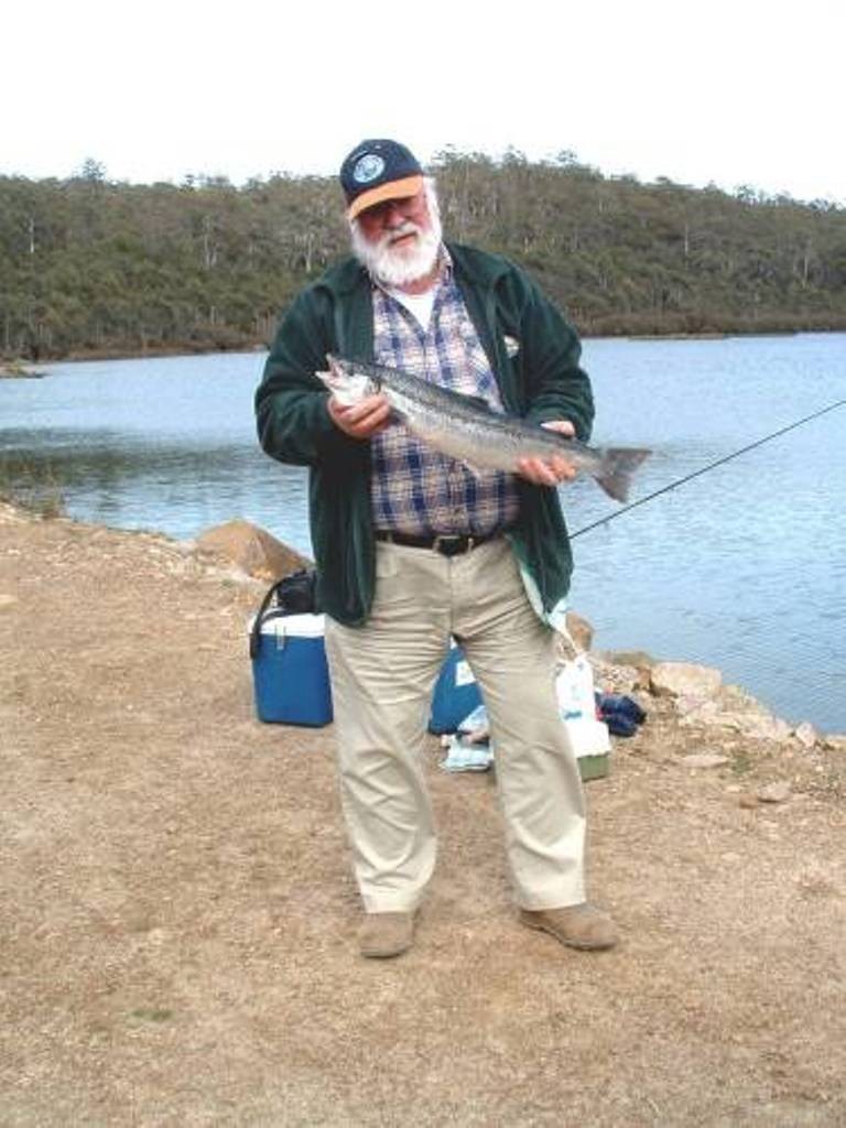 Atlantic salmon can be caught at Brushy Lagoon (I.F.S license required) - Fishing around Tasmania © Carl Hyland