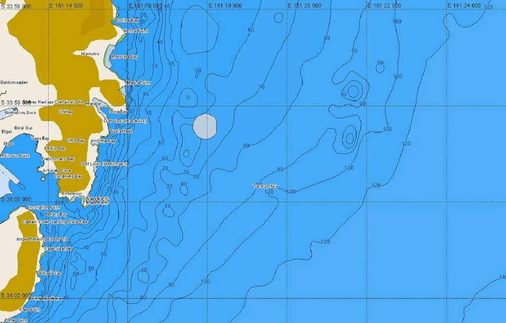 Australia's birthplace, Botany Bay, looks the goods with help from Jeppesen's new charts. photo copyright Jeppesen Marine taken at  and featuring the  class