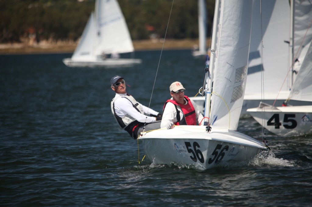 Steve Goacher was relegated to sixth today, but still heads the leaderboard - Flying Fifteen 50 th Anniversary Nationals © Bernie Kaaks - copyright