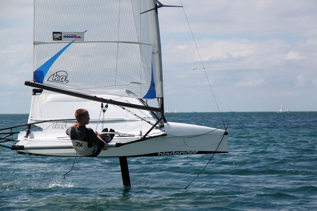James Owen-Smith - KA Sails Victorian Moth Grand Prix Series - Round 3 photo copyright Kylie Dunstan taken at  and featuring the  class