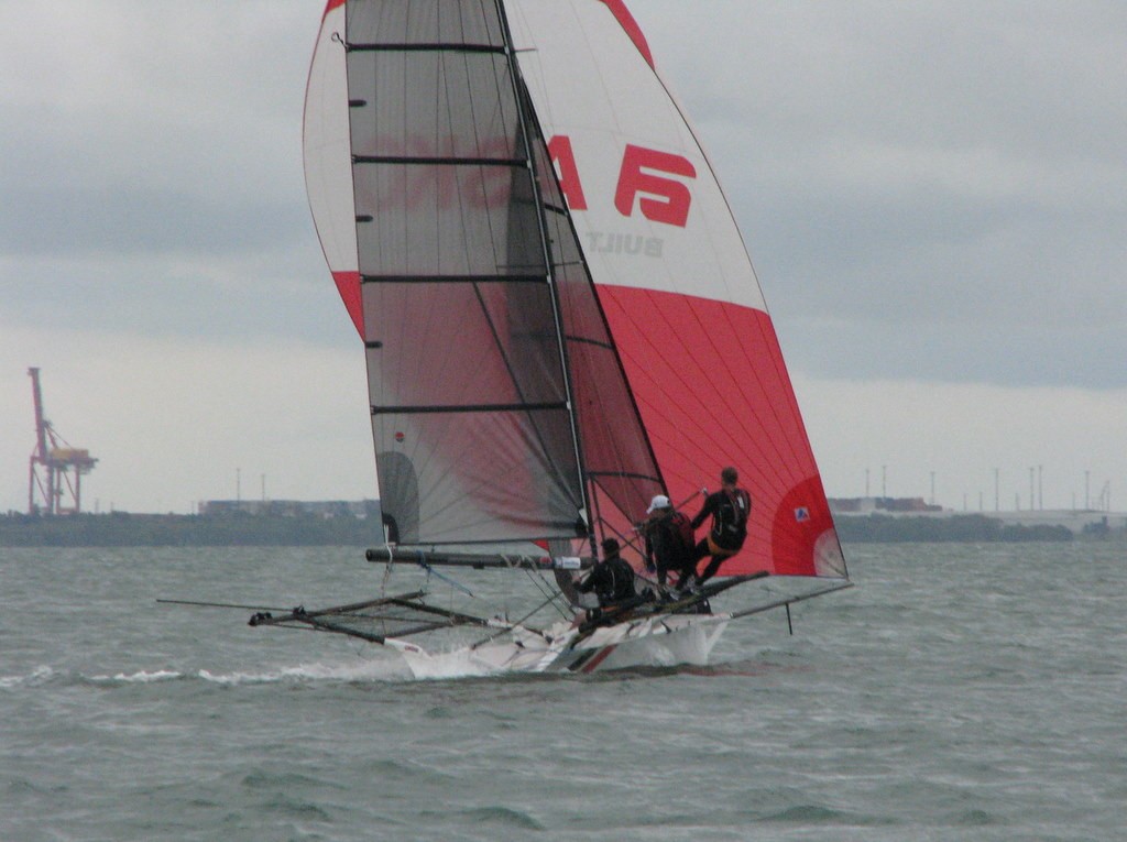 Sailtech Sails - 2011 Queensland 18ft Skiff Championships photo copyright Mark Graveson taken at  and featuring the  class