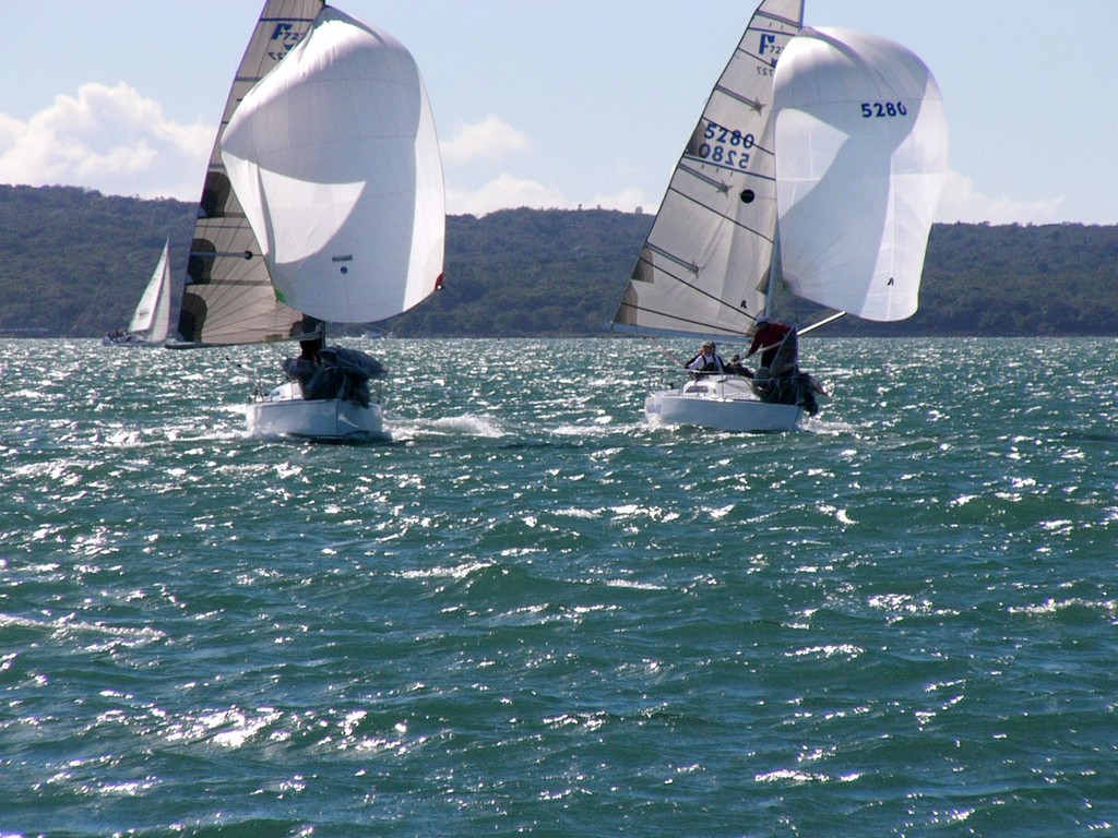 Quarter Pint & Mumbo Jumbo Close As Always - 2011 Farr 727 Nationals © Fendall Halliburton