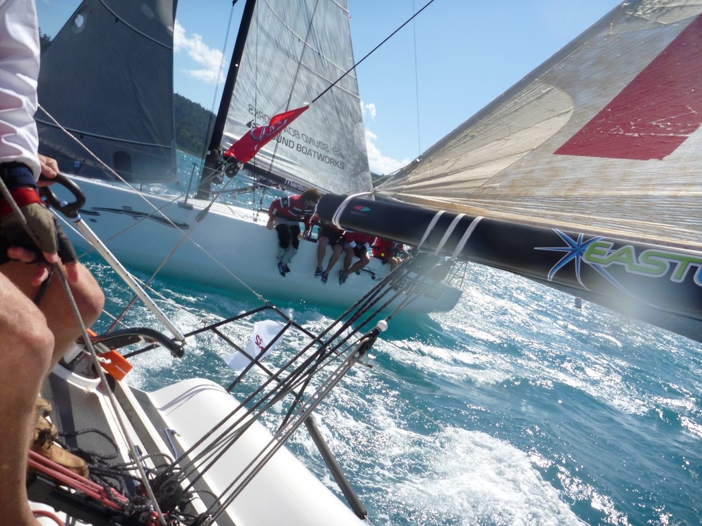 TIGHT RACING IN THE MELGES 32 AUSTRALIAN FLEET  - Melges 32 Hamilton Island Series 2011 photo copyright Tracey Walters taken at  and featuring the  class