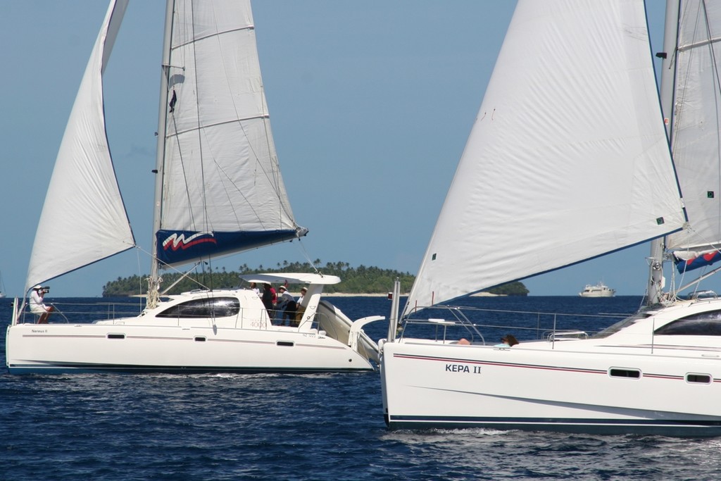 Add the fun of sailing in company with like minded people in Tonga © Maggie Joyce http://marinerboating.com.au