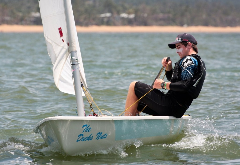 Tinaroo Sailing Club member Dane Moudley took out the Laser competition in 