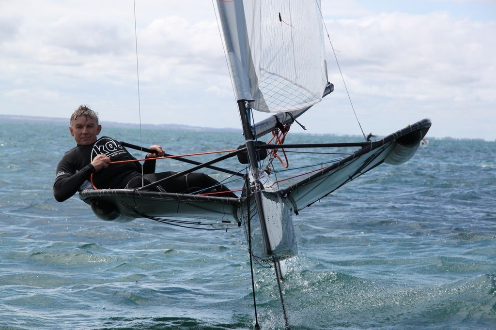Andrew McDougall - KA Sails Victorian Moth Grand Prix Series - Round 3 photo copyright Kylie Dunstan taken at  and featuring the  class