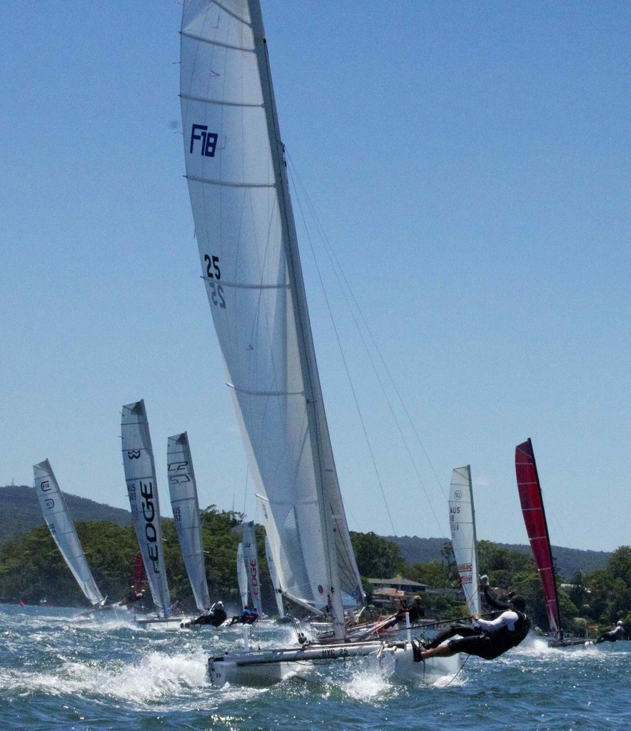 Day 2 - Australian F18 Catamaran National Championships 2011 © Lulu Roseman