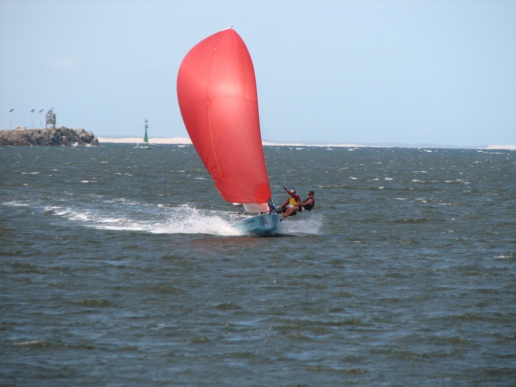 Range down wind in full flight - 67th VS Australian Championship Port Hunter photo copyright Wendy Hodda taken at  and featuring the  class