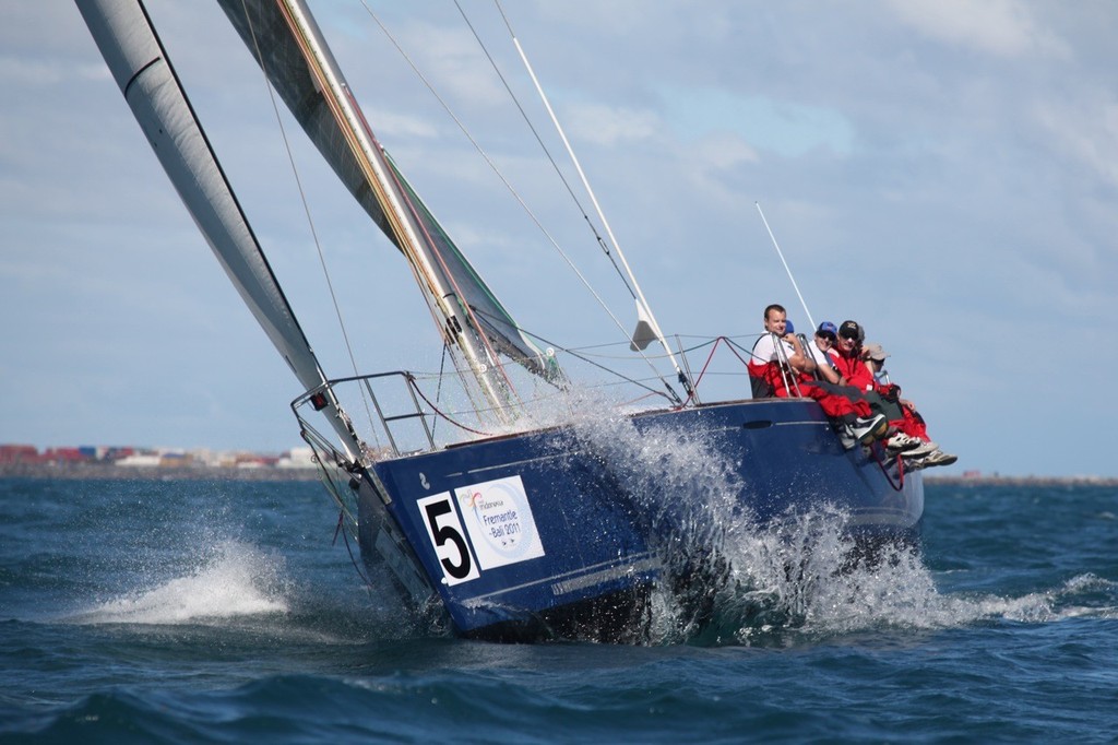 Libertine is a sister to the rally leader Slipstream. - Visit Indonesia Fremantle Bali 2011 © Bernie Kaaks - copyright