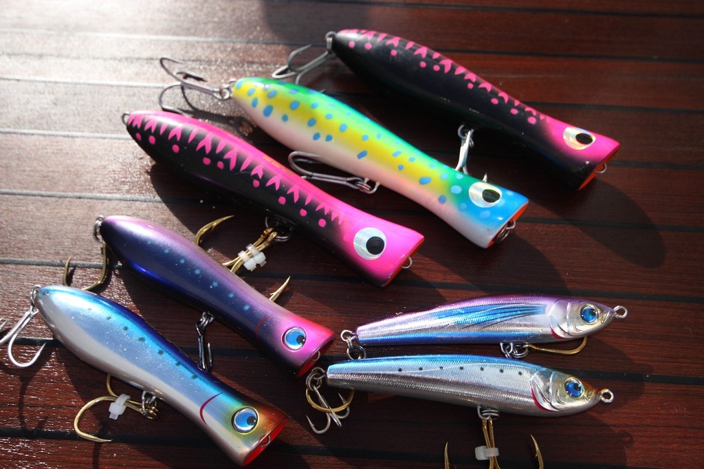 When targeting Giant trevally and other monster species, upgrading the hooks is paramount. - tuning lures  © Jarrod Day