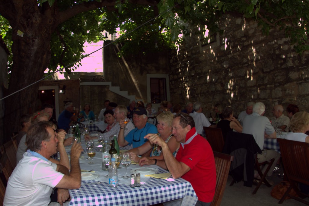 Lay day lunch - 2011 One Design Croatia Yacht Rally  © Maggie Joyce - Mariner Boating Holidays http://www.marinerboating.com.au