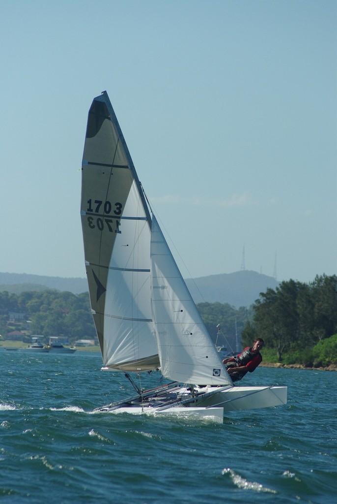 Runner-up Will Richards - Australian Arrow Catamaran Championship photo copyright David Chachs taken at  and featuring the  class