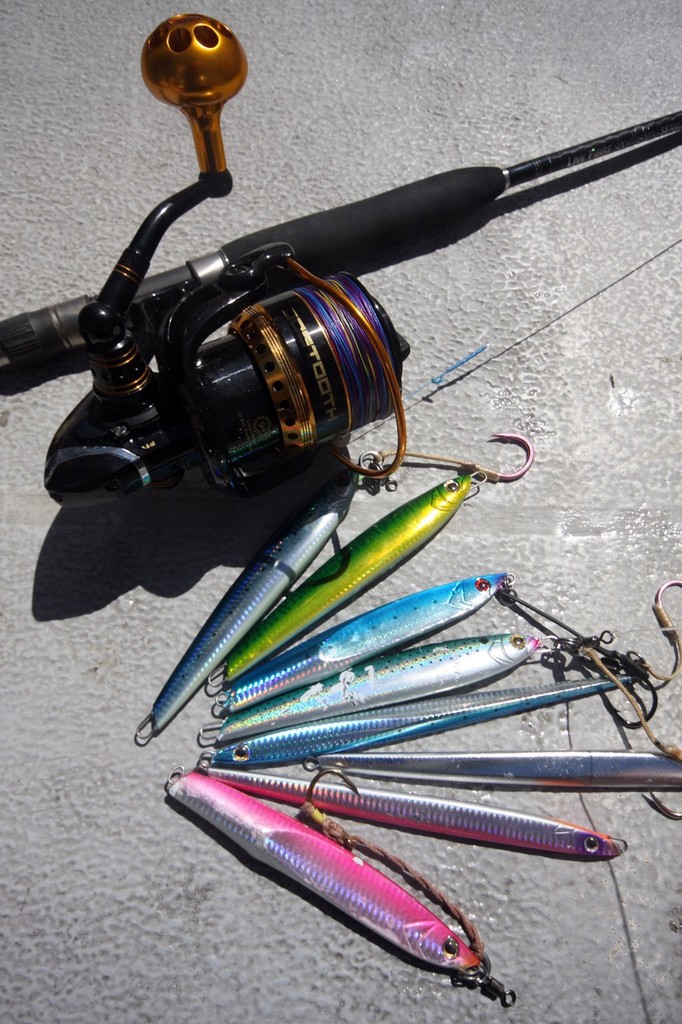 A selection of quality jigging tackles. photo copyright Jarrod Day taken at  and featuring the  class