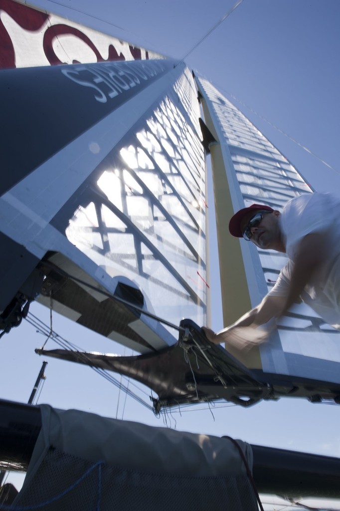 Auckland (NZL) - 34th America’s Cup - AC45 sea trial n°7 © ACEA - Photo Gilles Martin-Raget http://photo.americascup.com/