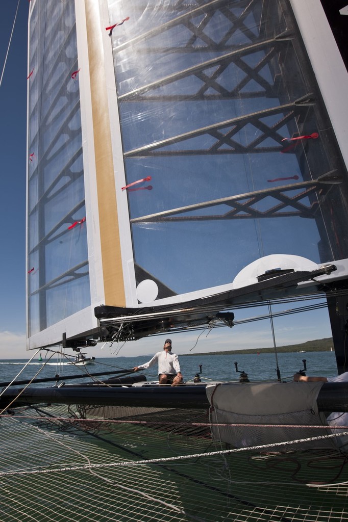Auckland (NZL) - 34th America’s Cup - AC45 sea trial n°7 © ACEA - Photo Gilles Martin-Raget http://photo.americascup.com/