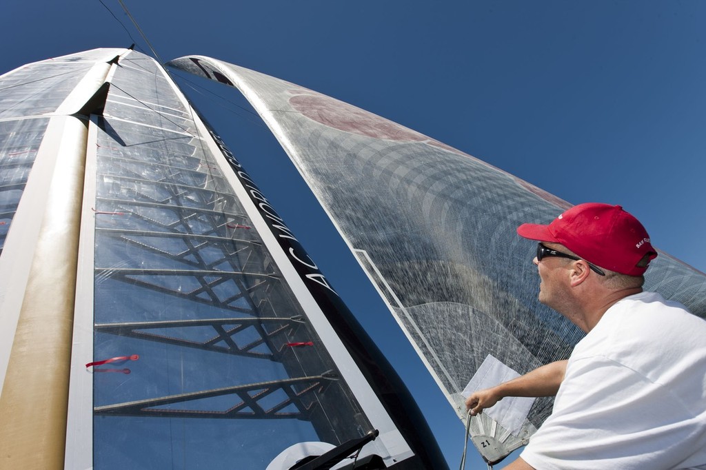 Auckland (NZL) - 34th America’s Cup - AC45 sea trial n°7 © ACEA - Photo Gilles Martin-Raget http://photo.americascup.com/