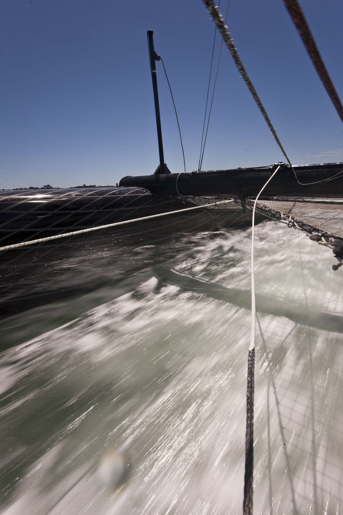 Auckland (NZL) - 34th America’s Cup - AC45 sea trial n°7 © ACEA - Photo Gilles Martin-Raget http://photo.americascup.com/