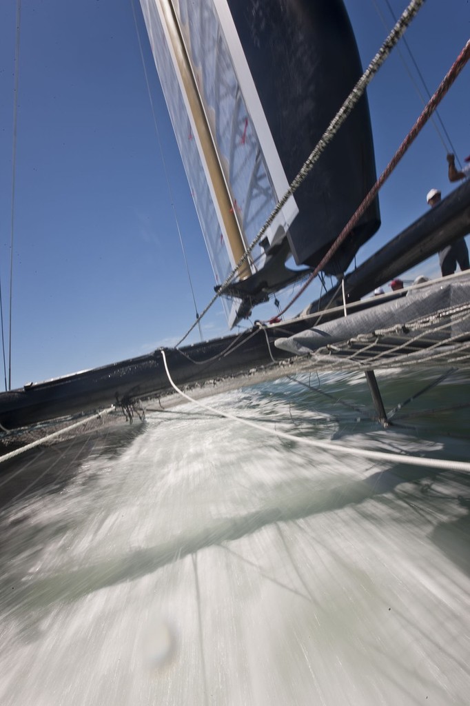 Auckland (NZL) - 34th America’s Cup - AC45 sea trial n°7 © ACEA - Photo Gilles Martin-Raget http://photo.americascup.com/