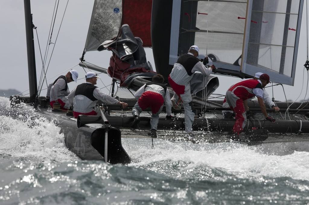 Anniversary day - Round Rangitoto Island  &copy; ACEA - Photo Gilles Martin-Raget http://photo.americascup.com/