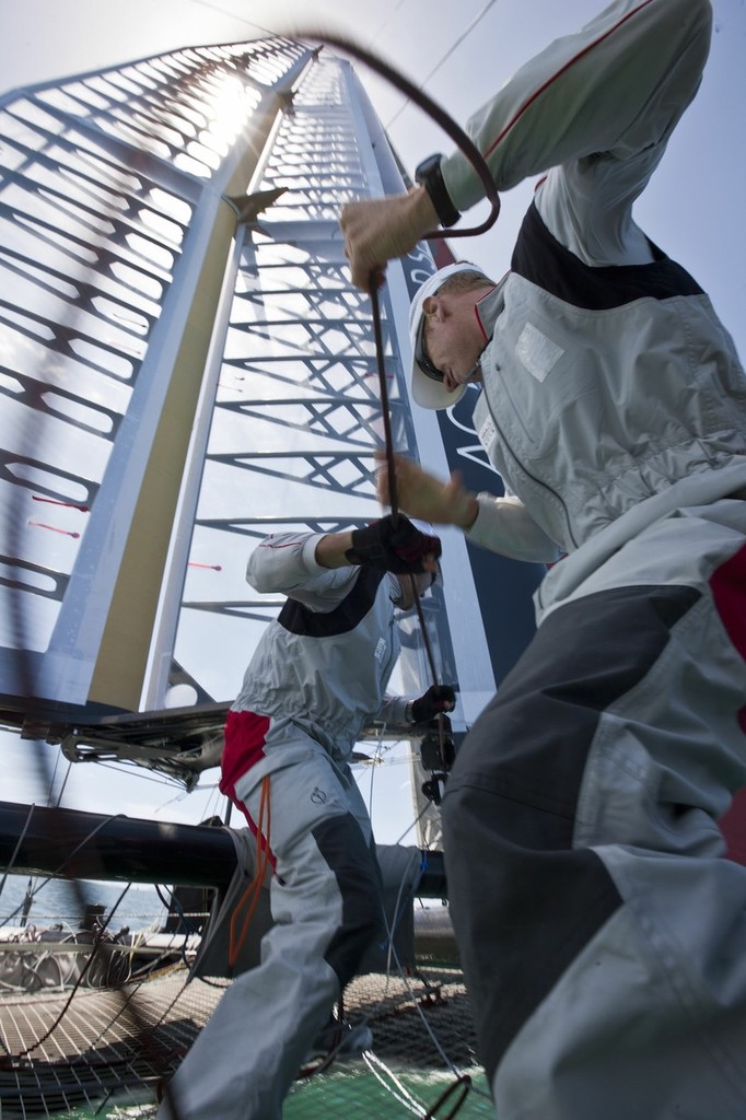 AC45 sea trial  © ACEA - Photo Gilles Martin-Raget http://photo.americascup.com/