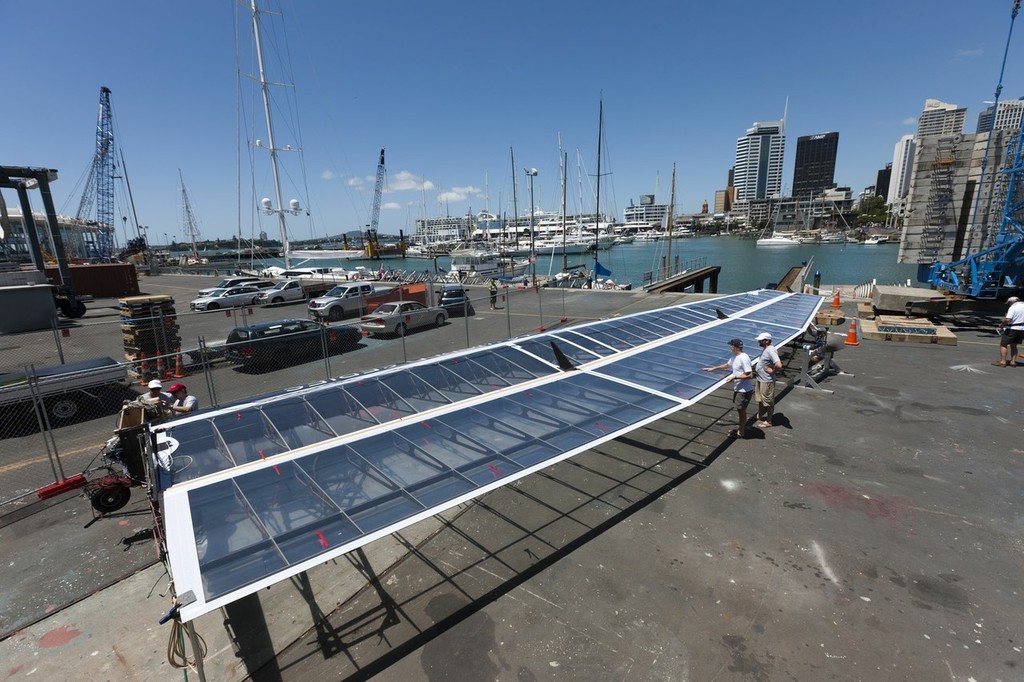 16/01/2011 - Auckland (NZL) - 34th America’s Cup - AC45 finalization © ACEA - Photo Gilles Martin-Raget http://photo.americascup.com/