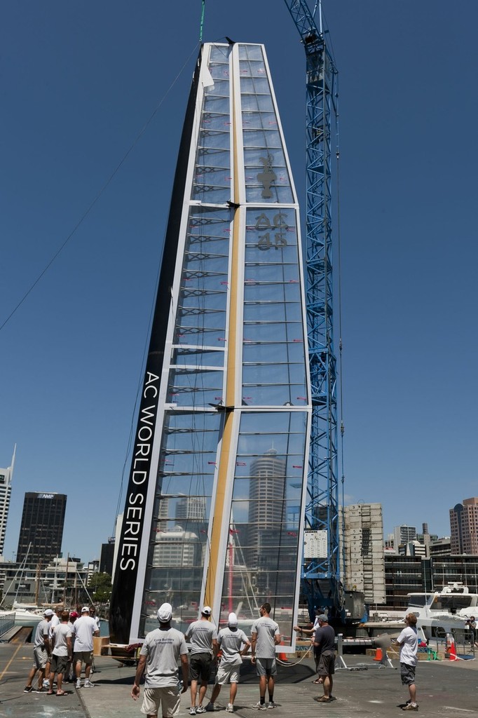 16/01/2011 - Auckland (NZL) - 34th America’s Cup - AC45 finalization © ACEA - Photo Gilles Martin-Raget http://photo.americascup.com/