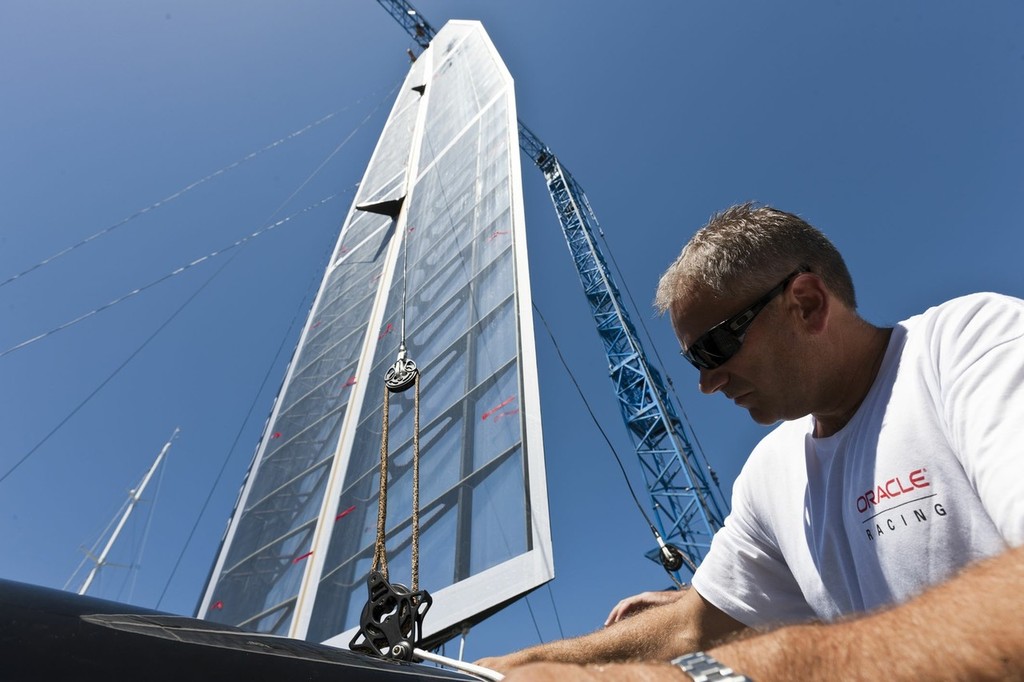 16/01/2011 - Auckland (NZL) - 34th America’s Cup - AC45 finalization © ACEA - Photo Gilles Martin-Raget http://photo.americascup.com/
