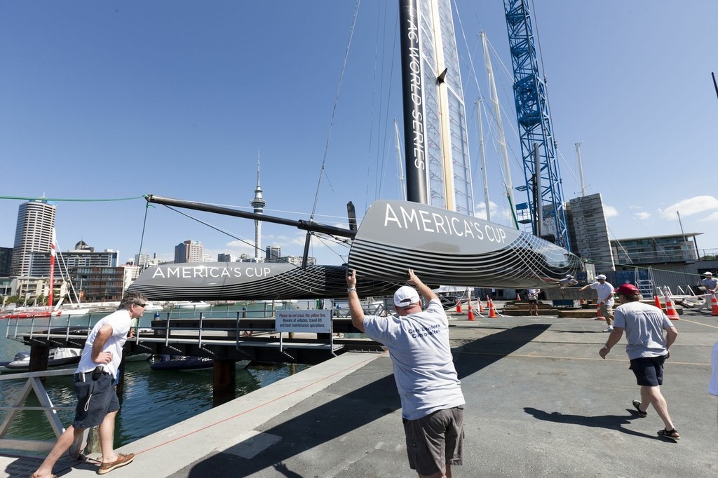 16/01/2011 - Auckland (NZL) - 34th America’s Cup - AC45 finalization © ACEA - Photo Gilles Martin-Raget http://photo.americascup.com/