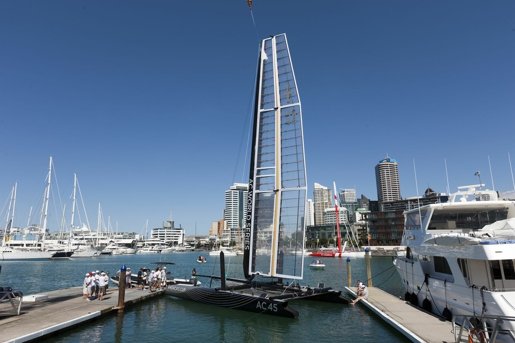 16/01/2011 - Auckland (NZL) - 34th America’s Cup - AC45 finalization © ACEA - Photo Gilles Martin-Raget http://photo.americascup.com/
