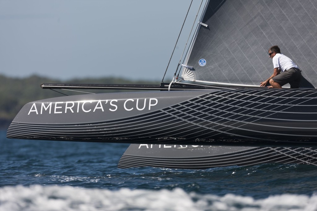 16/01/2011 - Auckland (NZL) - 34th America’s Cup - AC45 1st sail &copy; ACEA - Photo Gilles Martin-Raget http://photo.americascup.com/