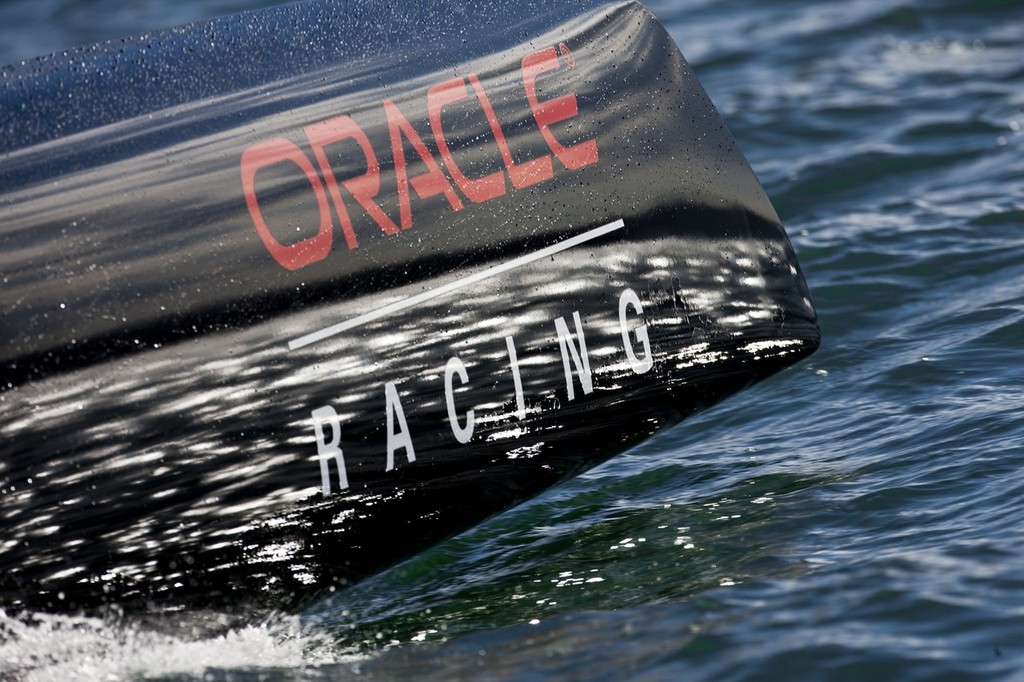 14/03/2011 - Auckland (NZL) - ORACLE Racing - ORACLE Racing AC45 Sea trials - Sail # 1 - Oracle Racing - First sail 14 March 2011 &copy; Gilles Martin-Raget / Oracle Racing