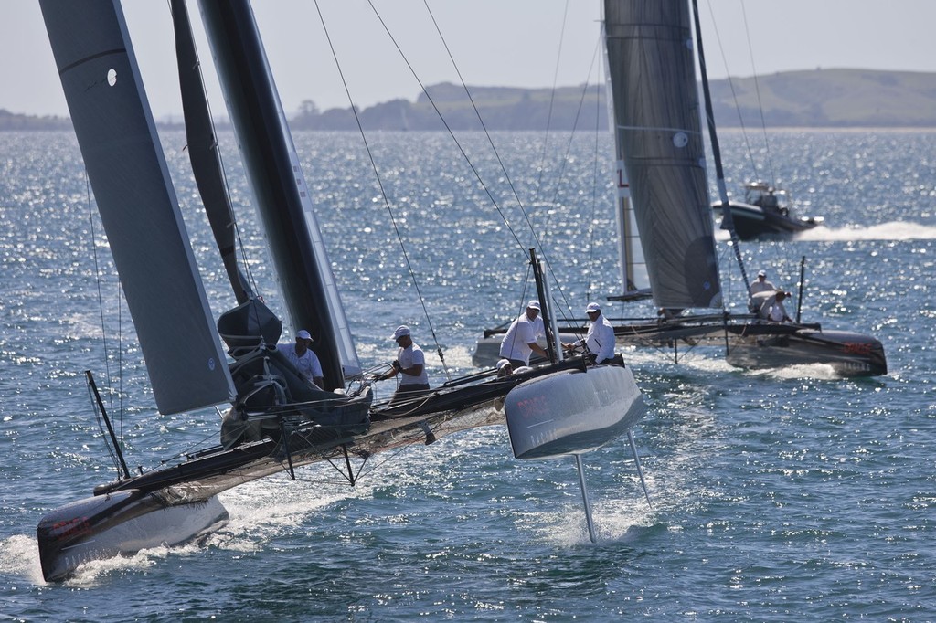 Auckland (NZL)  - ORACLE Racing AC45 Sea trials - Sail 3 photo copyright ACEA - Photo Gilles Martin-Raget http://photo.americascup.com/ taken at  and featuring the  class