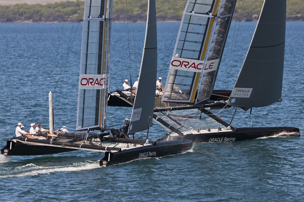 ORACLE Racing AC45 Sea trials - Sail 3 © ACEA - Photo Gilles Martin-Raget http://photo.americascup.com/