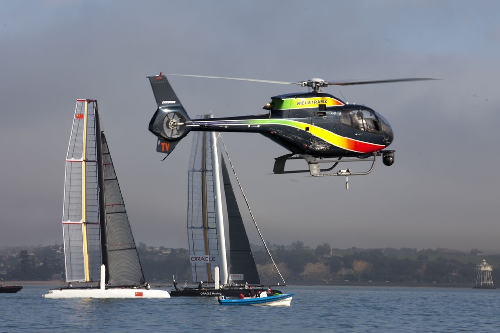 05/05/2011 - Auckland (NZL) - 34th America's Cup - AC45 Test Event - Day 9 photo copyright ACEA - Photo Gilles Martin-Raget http://photo.americascup.com/ taken at  and featuring the  class