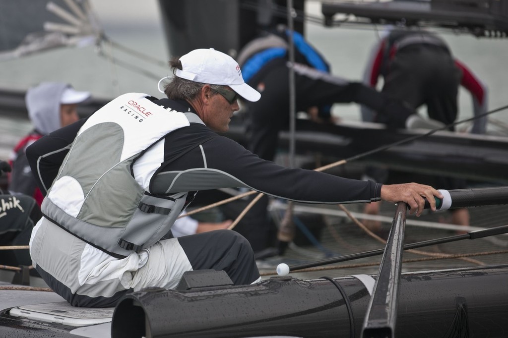 27/04/2011 - Auckland (NZL) - 34th America's Cup - AC45 Test Event - Day 2 photo copyright Gilles Martin-Raget/Oracle Racing.com http://www.oracleteamusamedia.com/ taken at  and featuring the  class