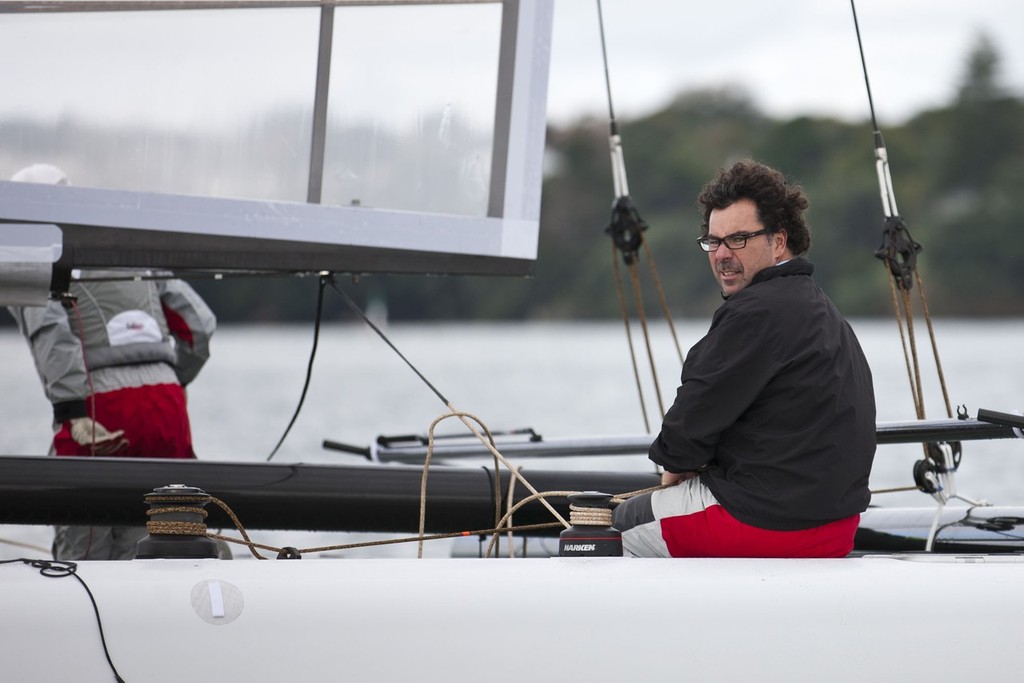 Mitch Booth (AUS/NED) Team China first sail in Auckland © ACEA - Photo Gilles Martin-Raget http://photo.americascup.com/