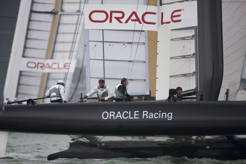 The Defenders will be excluded from the Challenger series in traditional America’s Cup approach &copy; Gilles Martin-Raget / Oracle Racing