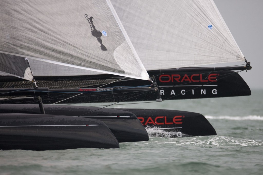 03/05/2011 - Auckland (NZL) - 34th America’s Cup - AC45 Test Event - Day 8 - Day 4 - America’s Cup Trials © ACEA - Photo Gilles Martin-Raget http://photo.americascup.com/