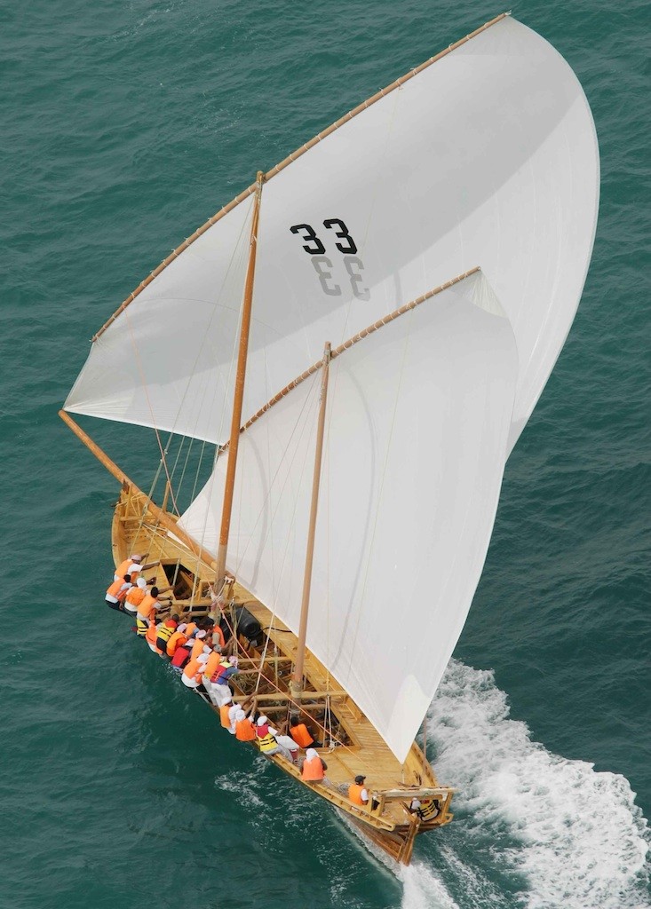 Traditional 60’ Dhow racing © DIMC