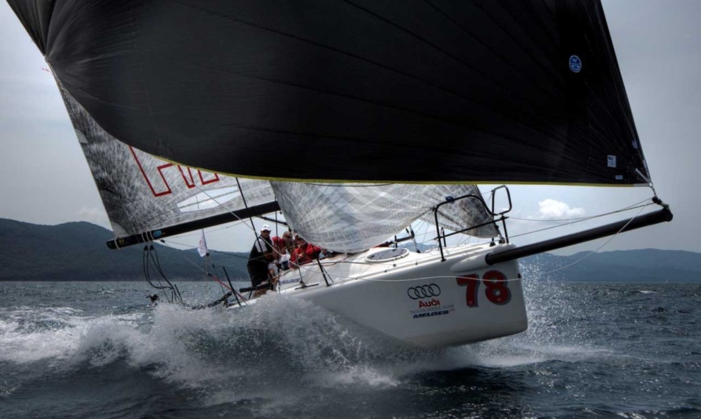 Audi Melges 32 Sailing Series at Marina di Scarlino  - foto Borlenghi B-Plan photo copyright BPlan/Carlo Borlenghi taken at  and featuring the  class