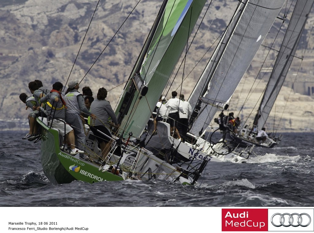 Iberdrola in action during the Audi MedCup Marseille Trophy 2011 ©  Francesco Ferri_Studio Borlenghi/Audi MedCup