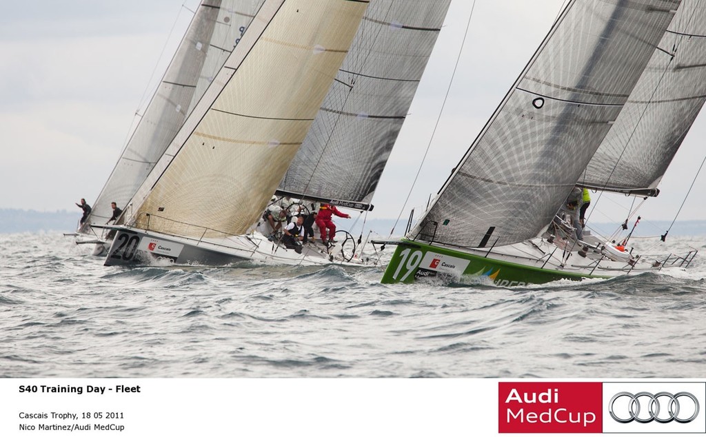 S40 Training Day Fleet - Audi Medcup Cascais Trophy © Nico Martinez http://www.nicomartinez.com